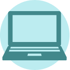  A laptop