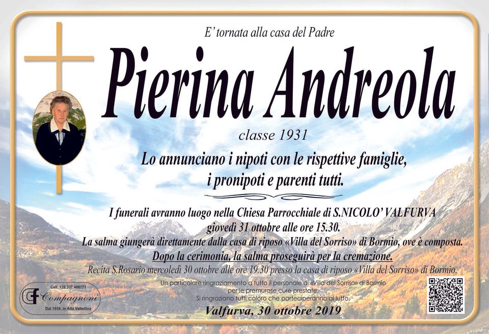 lutto valfurva natale andreola classe 1934