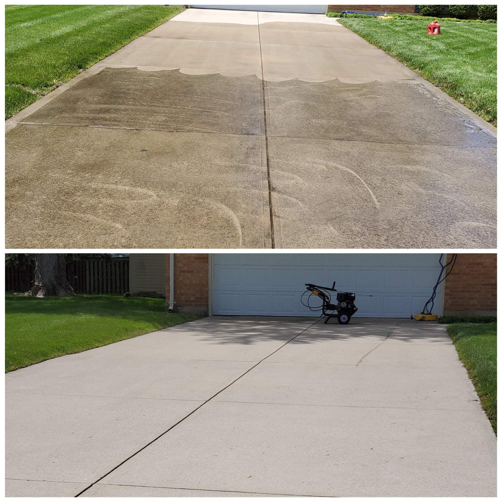 driveway power wash