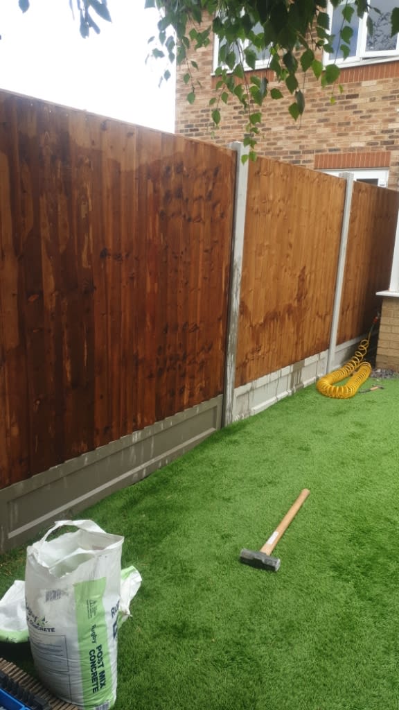 Wooden fence