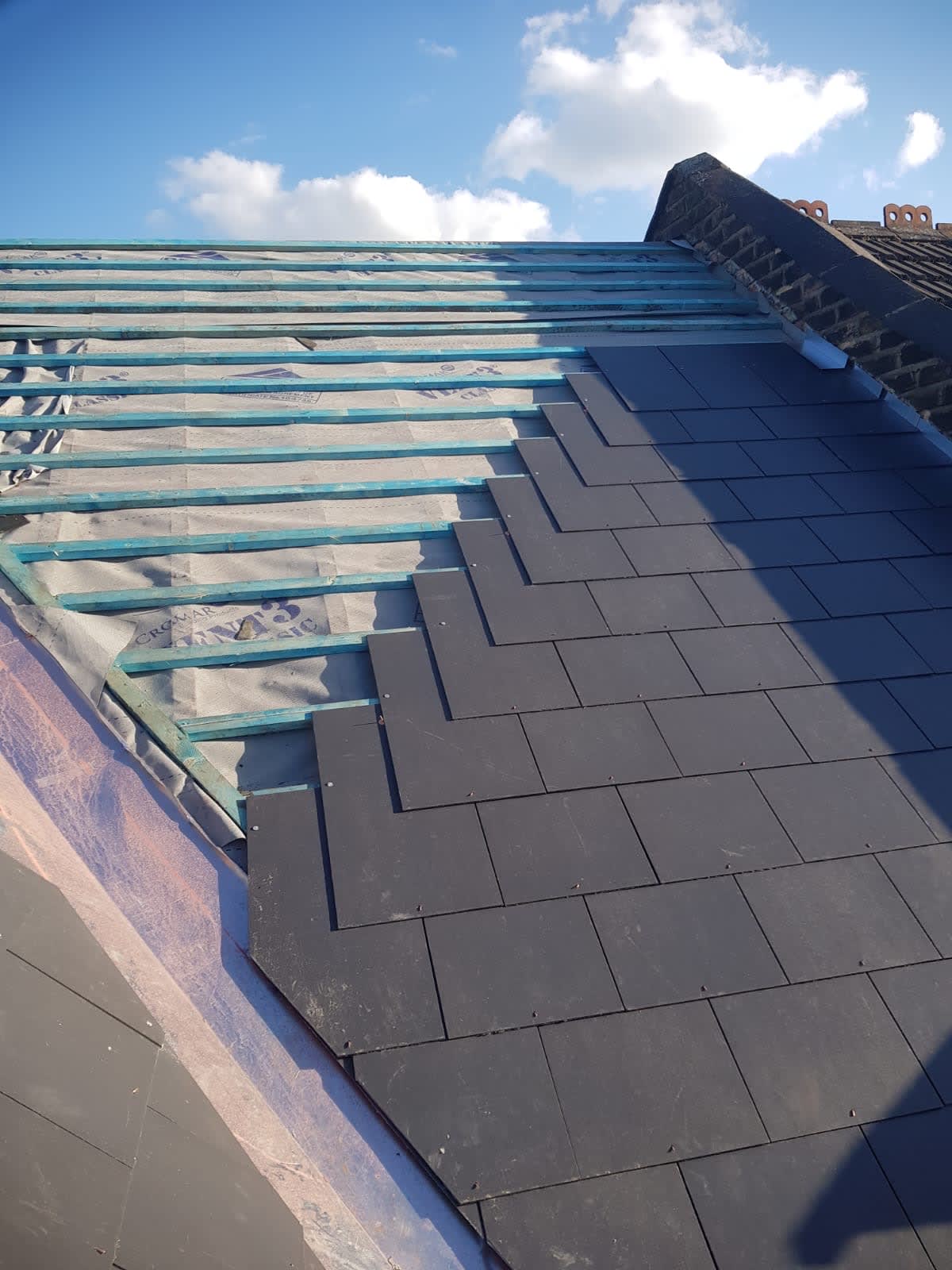 Slate roof