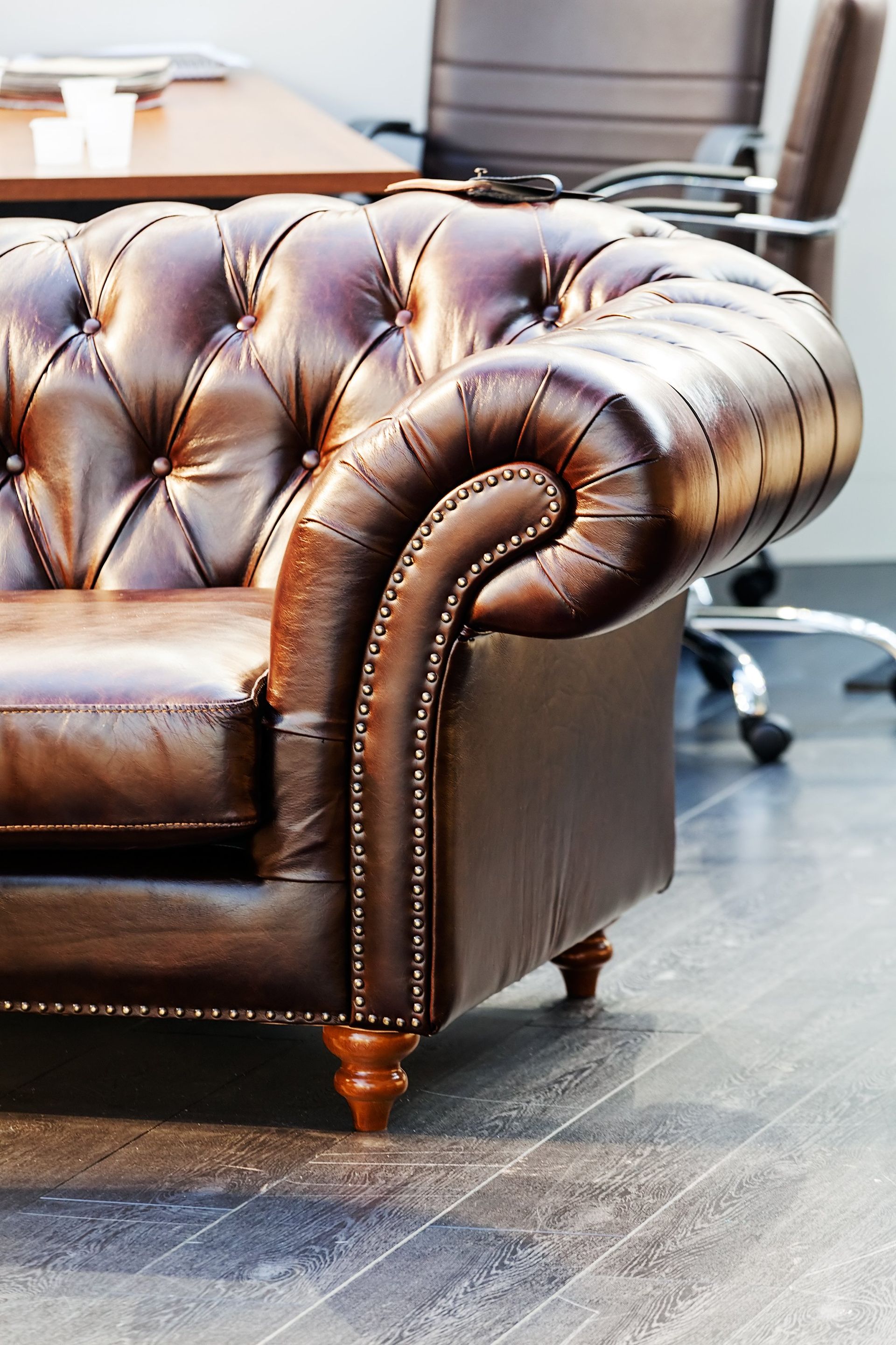 leather couch