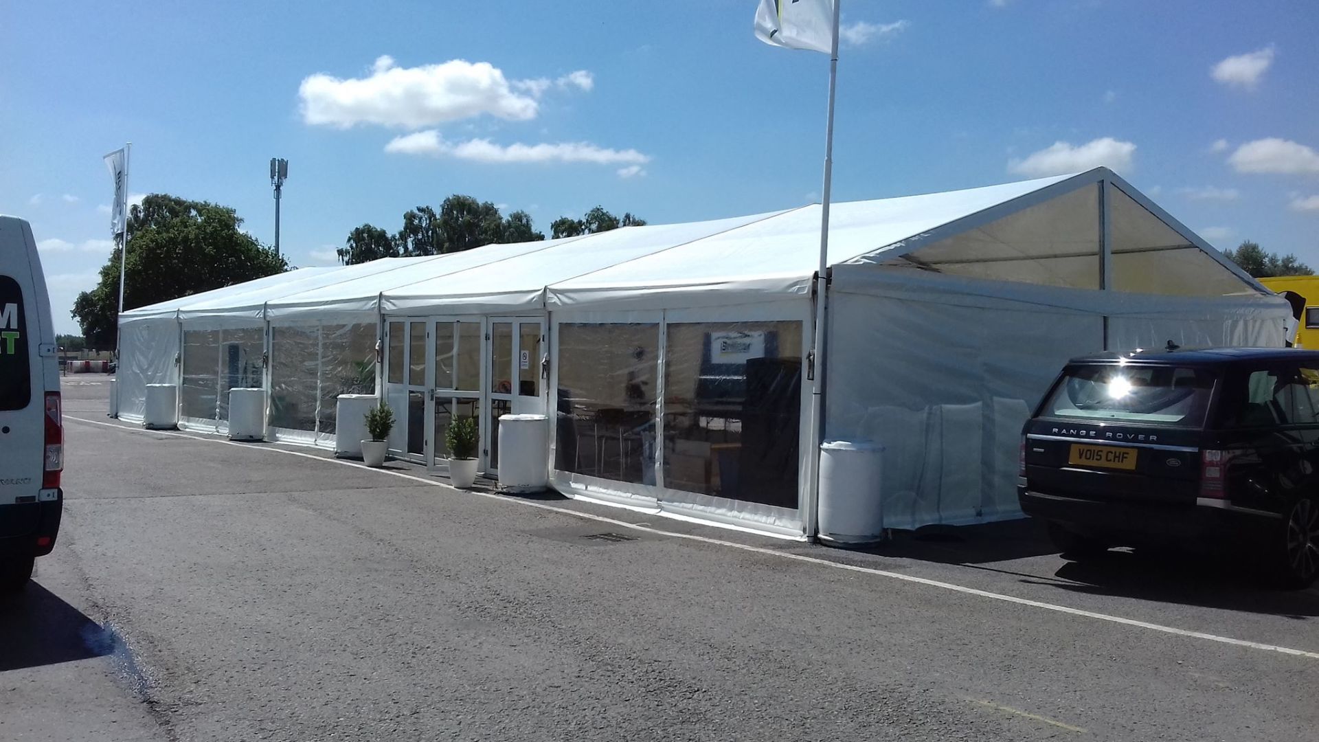 Cheshire marquee Covid-19 Using a marquee to help being Covid-19 secure