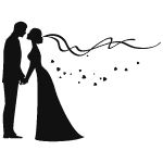 icon of wedding couple