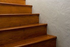 Wooden stairs