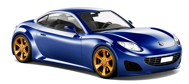 Car — Blue Car with Orange Rim in Billings, MT Car — Blue Car with Orange Rim in Billings, MT