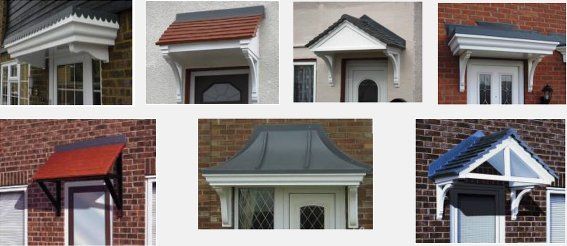 G.R.P. OVER DOOR CANOPIES