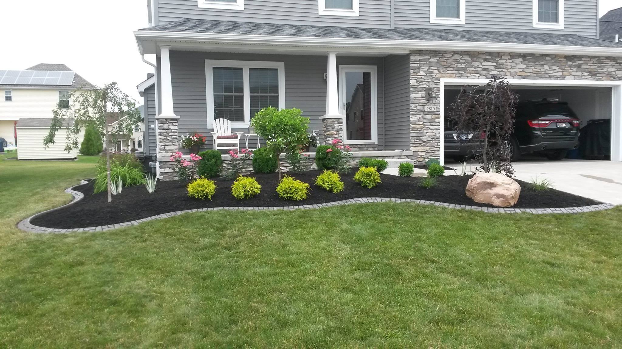 Landscape, Design, Curbing, Kurb King, Shrub, Installation