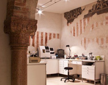 Laboratorio di un centro ottico