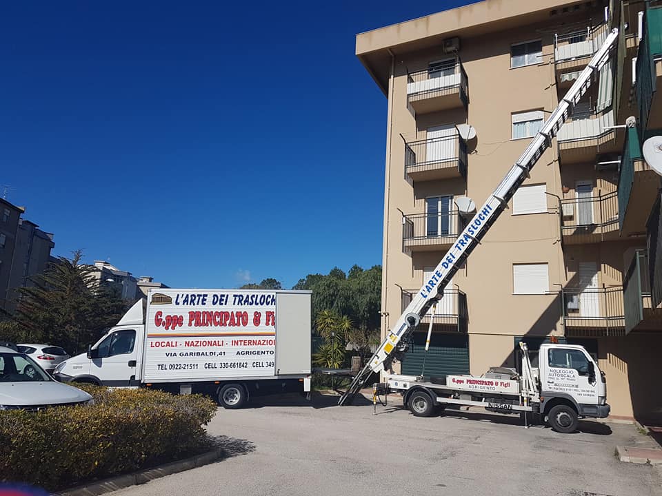 Trasloco mobili da piani alti