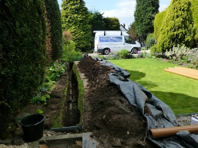 Relined drained