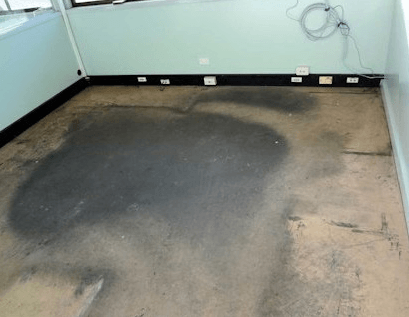 Before Vinyl Floor Restoration