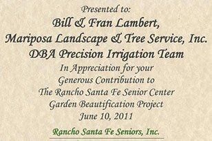 Appreciation For Generous Contribution