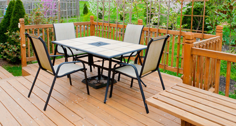 Gordon and Son | Shoeburyness, Rochford, Leigh-on-Sea | decking installation | deck with table and chairs