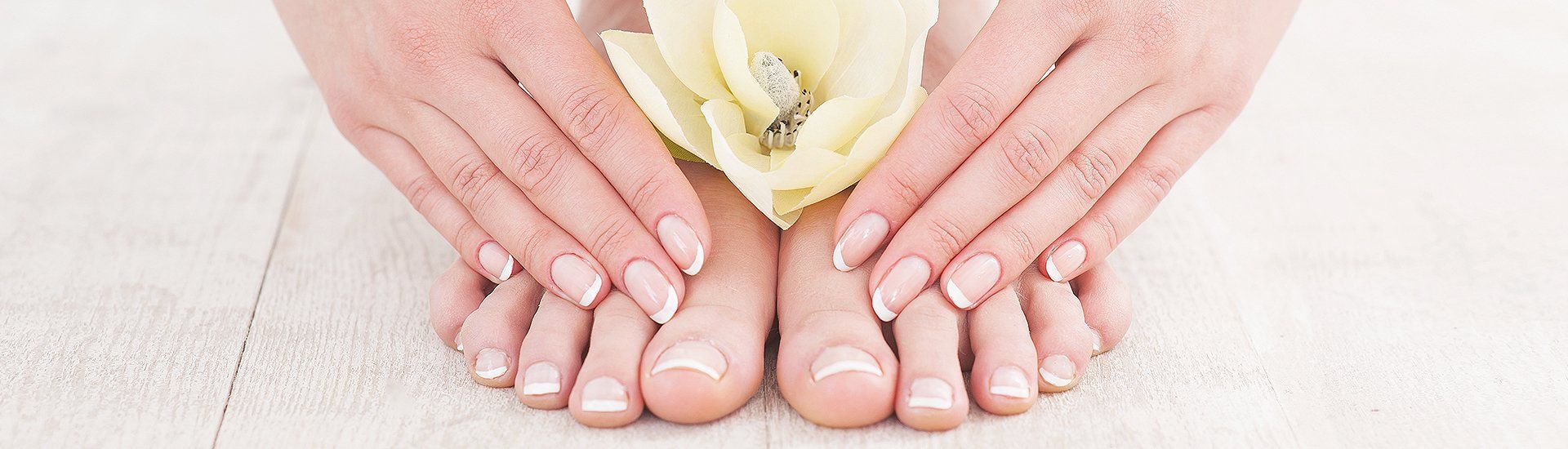 hands and feet after nail treatment