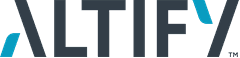 Logo for Altify, dark teal text with teal accents.