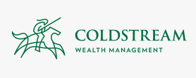 Green logo of a knight on horseback, with the company name 