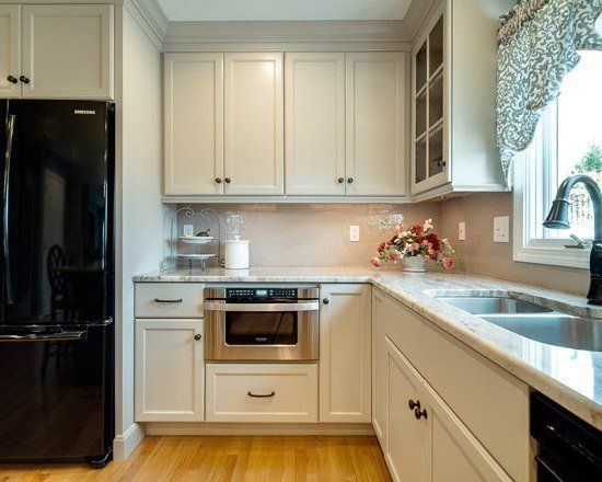 Flagstone Cabinetry with Walnut Island