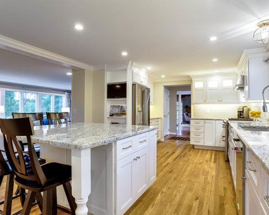 White and bright Kitchen Remodel