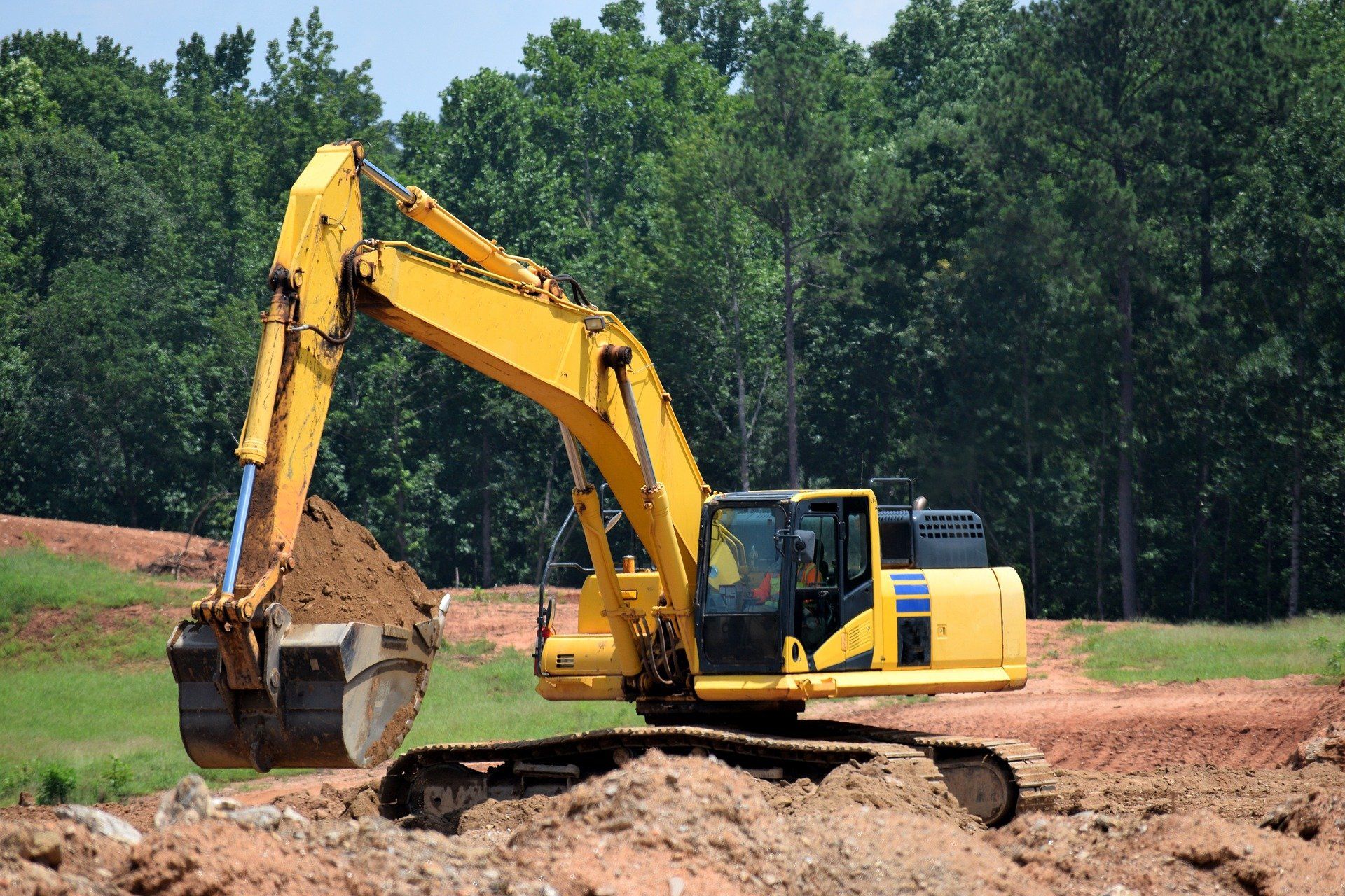 Backhoe Loader in use