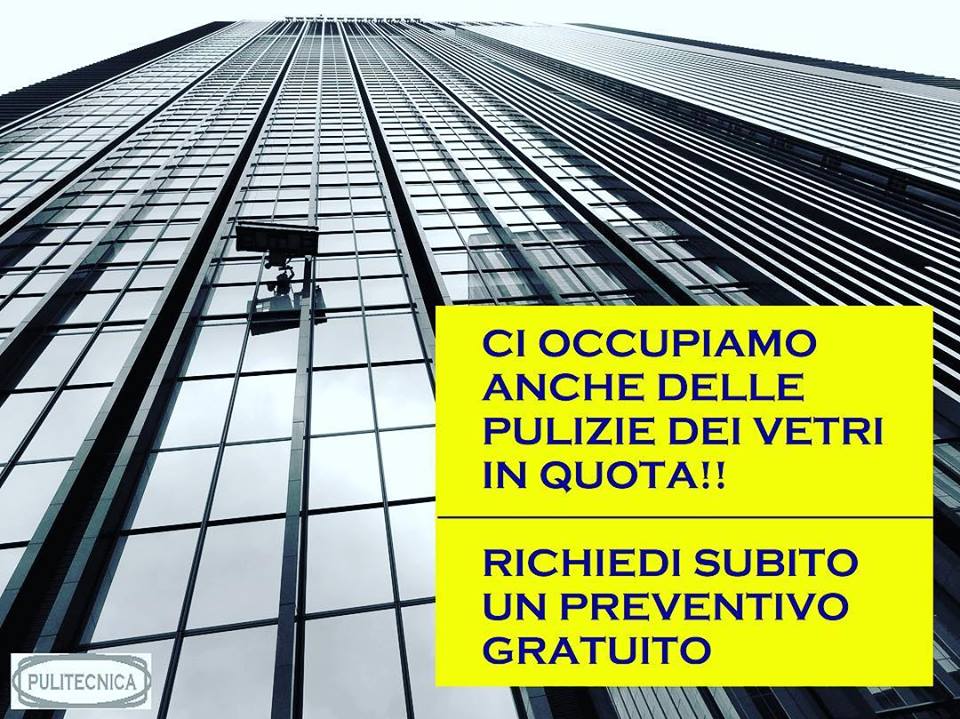 Preventivi gratuiti per pulizia di vetrate con piattaforme aeree