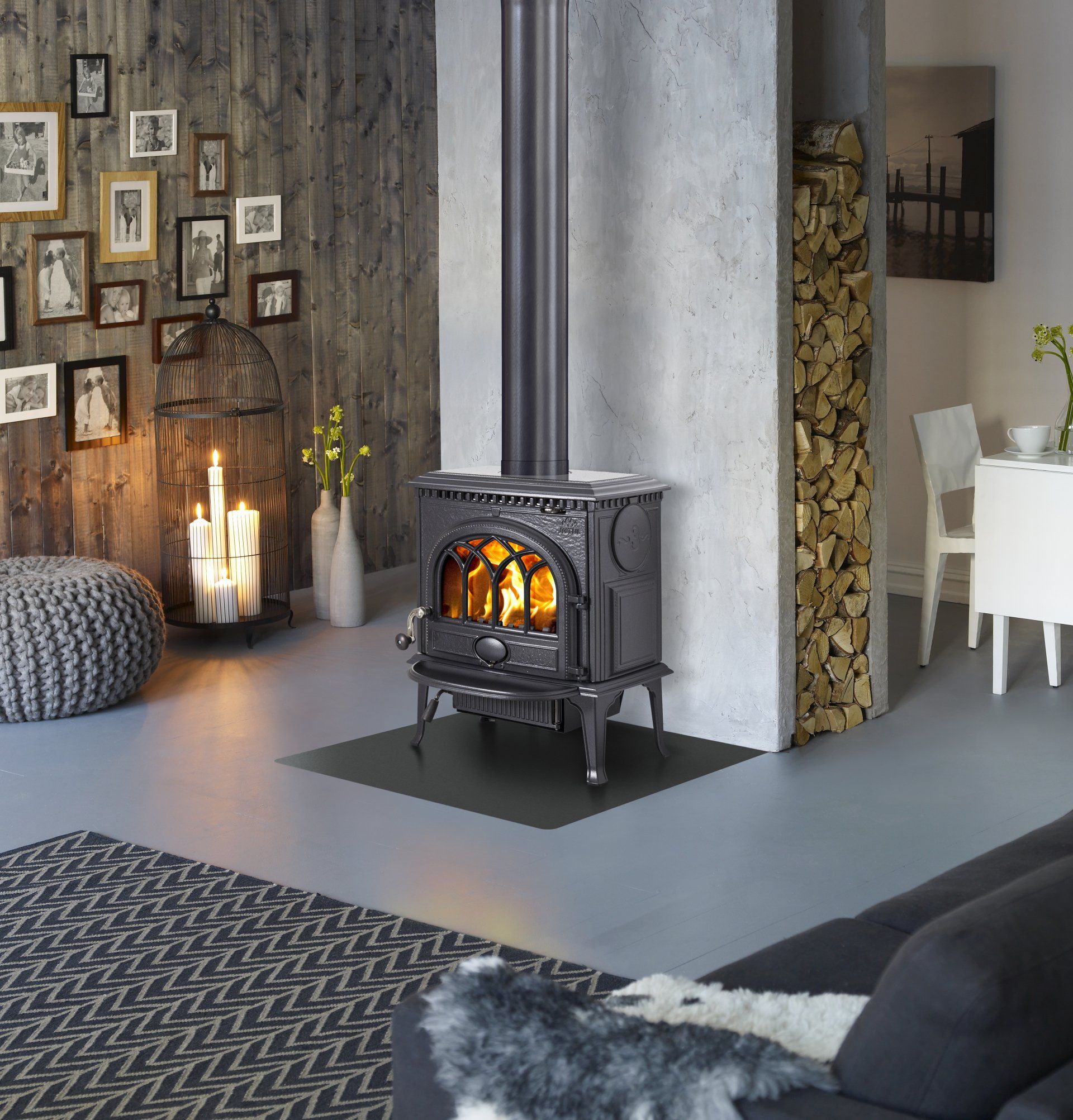 Multi fuel stove at the Fireplace Isle of Wight