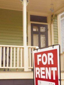 House for rent sign