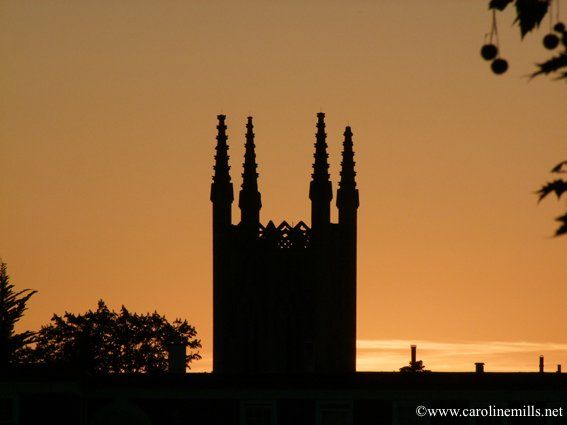 Cheltenham sunset Cotswolds Caroline Mills