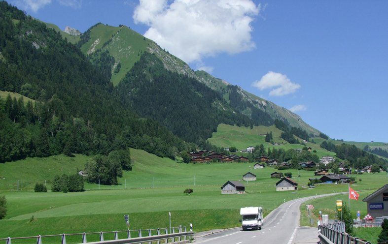 Switzerland Grand Tour road trip motorhome Caroline Mills