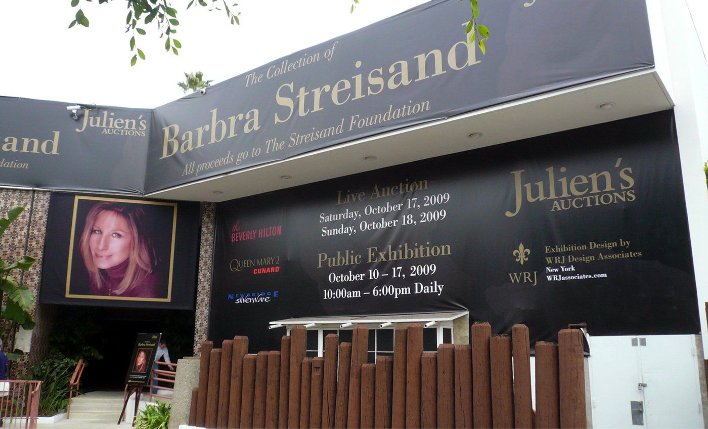 Julien's Auctions host Barbra's 2009 live auction.