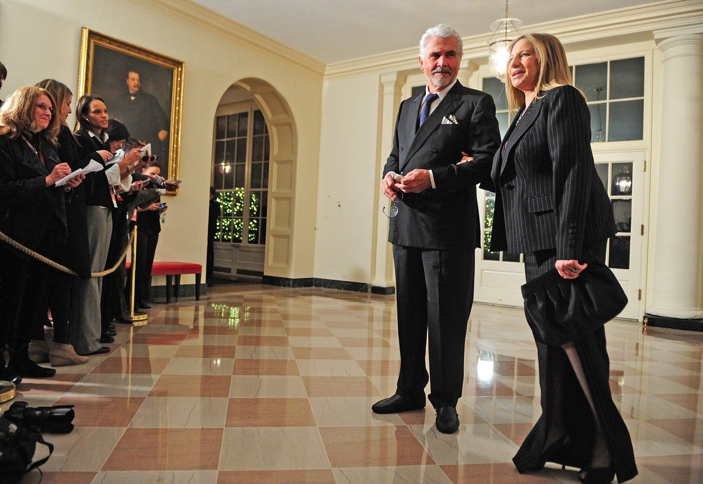 Brolin and Streisand at the White House for a state dinner 19, 2011 in Washington, DC. 
