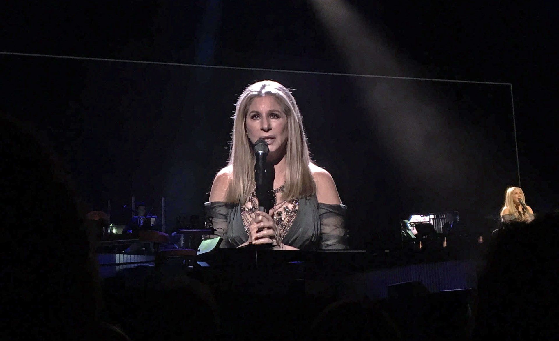 Streisand sings 