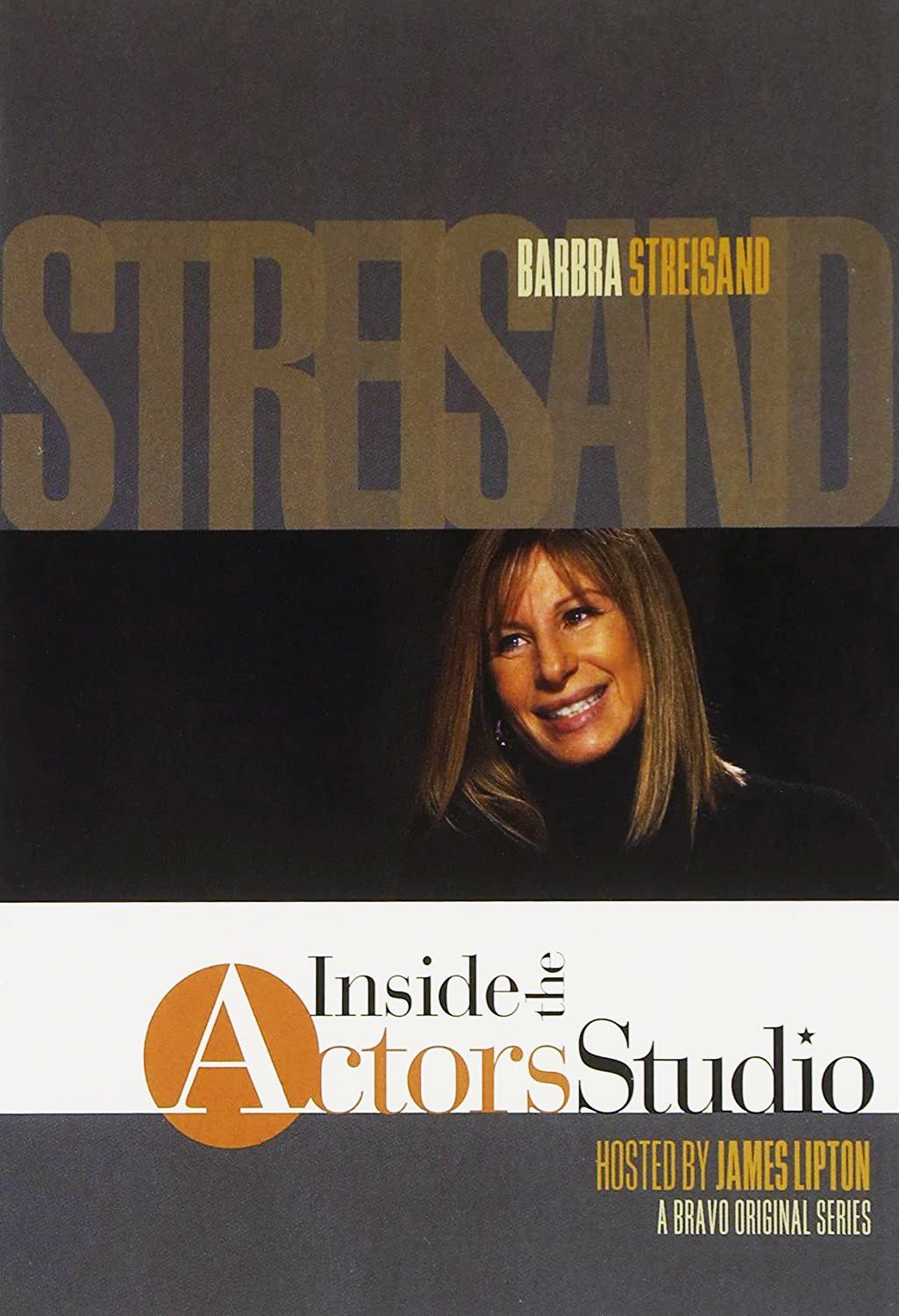 Barbra Streisand cover for Inside the Actors Studio, with her smiling portrait and gold title text