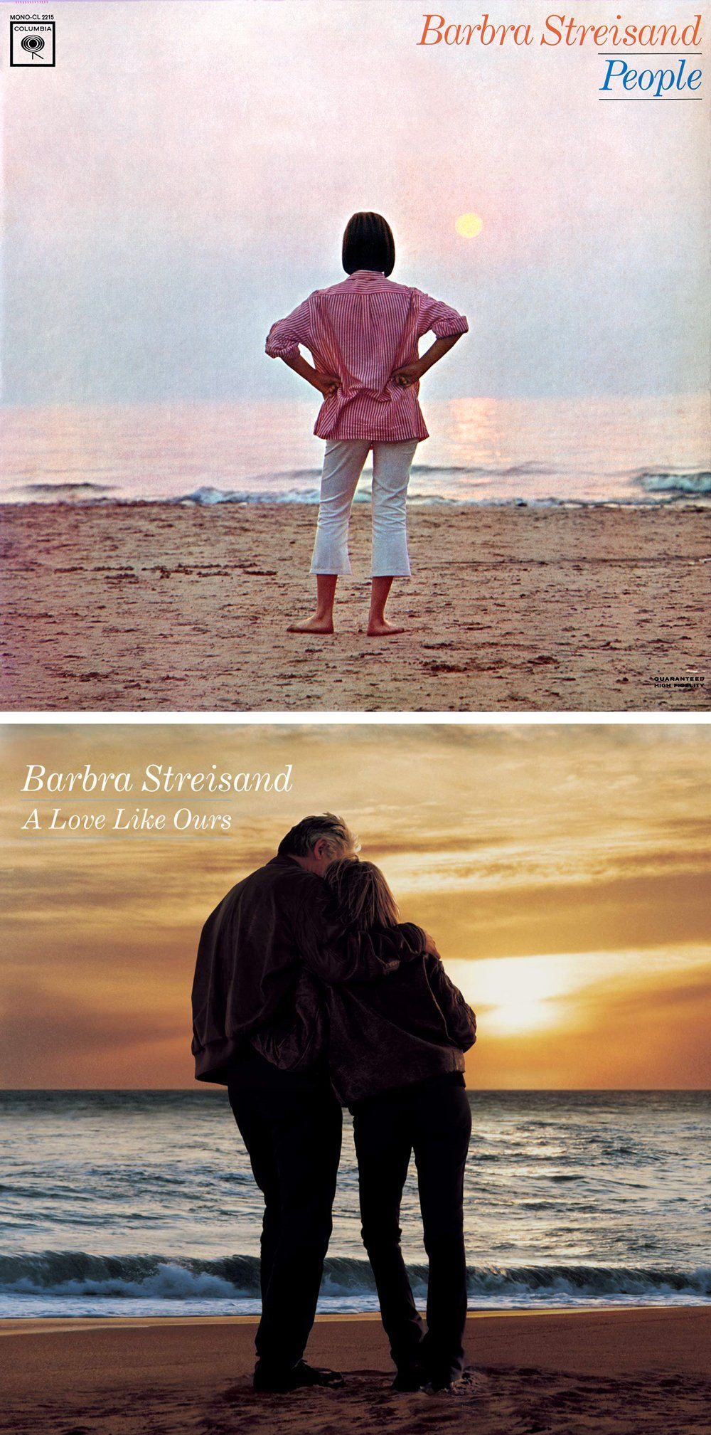 The People album cover next to the album cover for A Love Like Ours.
