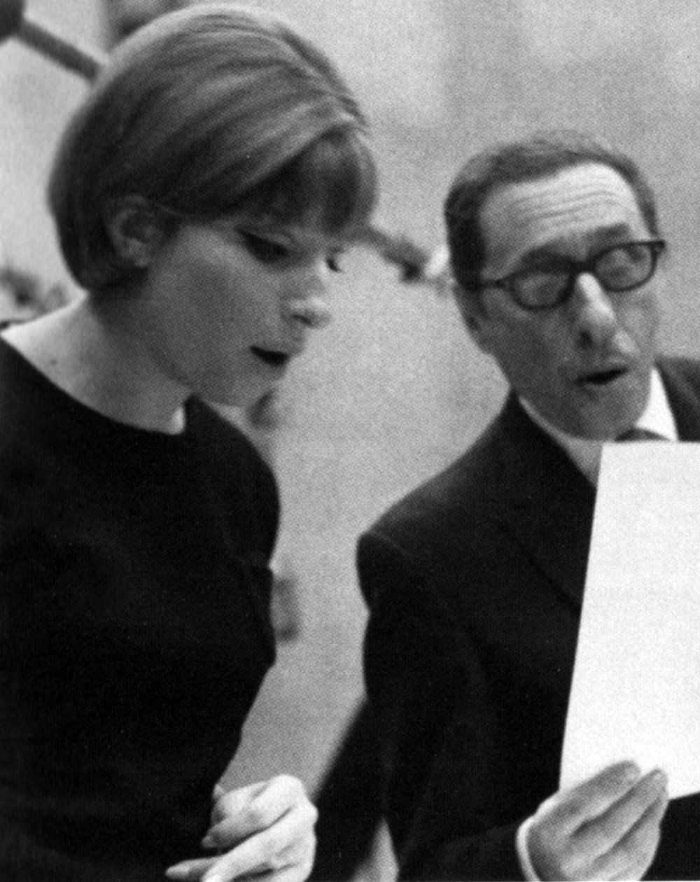 Streisand and Harold Arlen recording this album. Photo: Don Hunstein Streisand and Harold Arlen recording this album. Photo: Don Hunstein