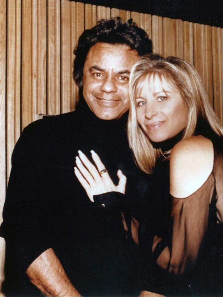 Johnny Mathis and Barbra Streisand