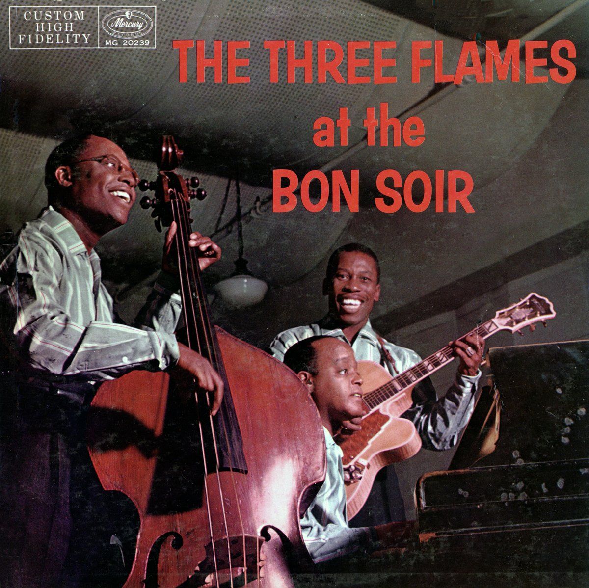 An album cover of The Three Flames at the Bon Soir An album cover of The Three Flames at the Bon Soir