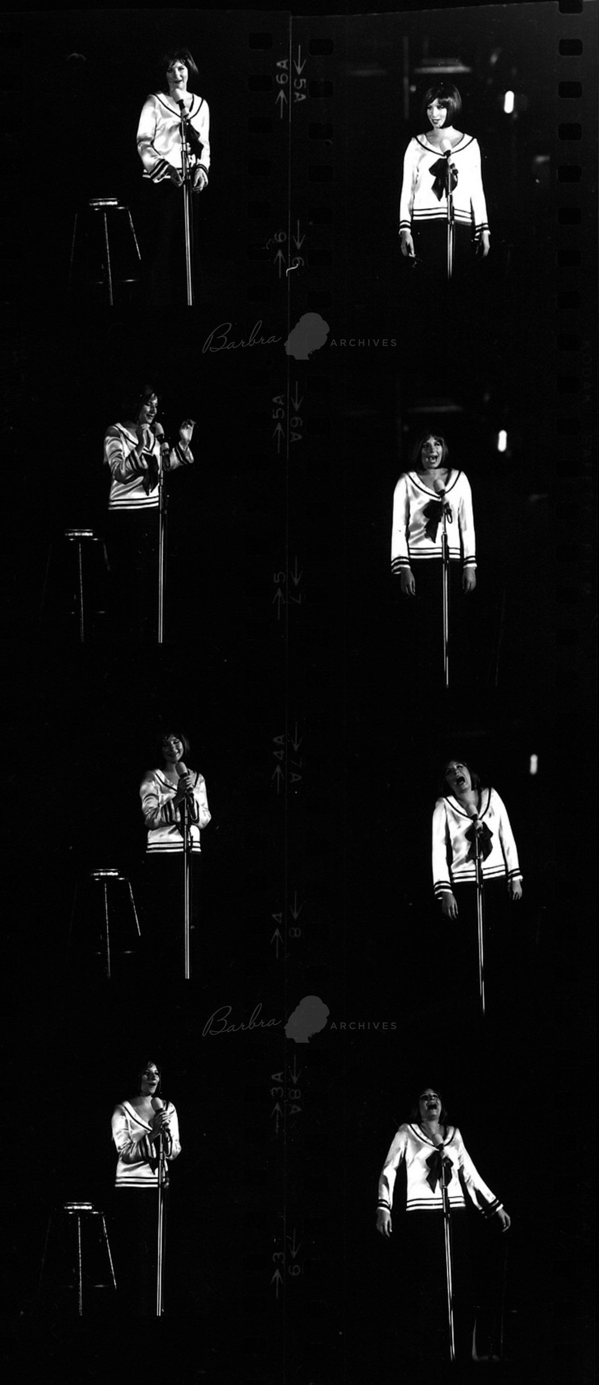 Photos of Streisand at the Hollywood Bowl