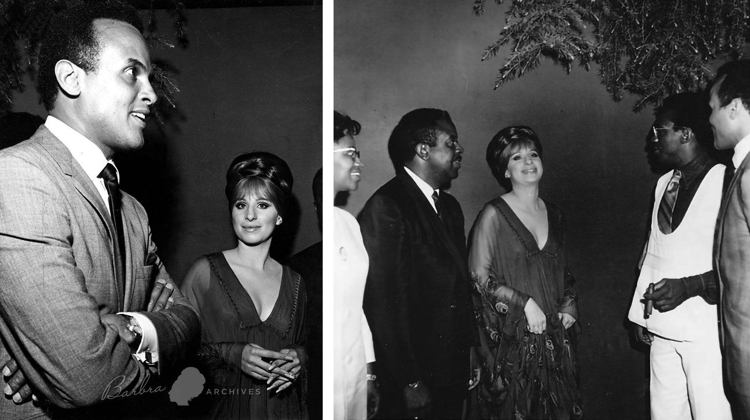 Belafonte, Streisand, Abernathy and Cosby.