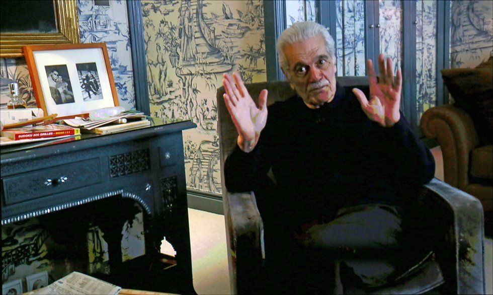 Omar Sharif, in a pre-recorded video greeting for Barbra Streisand.