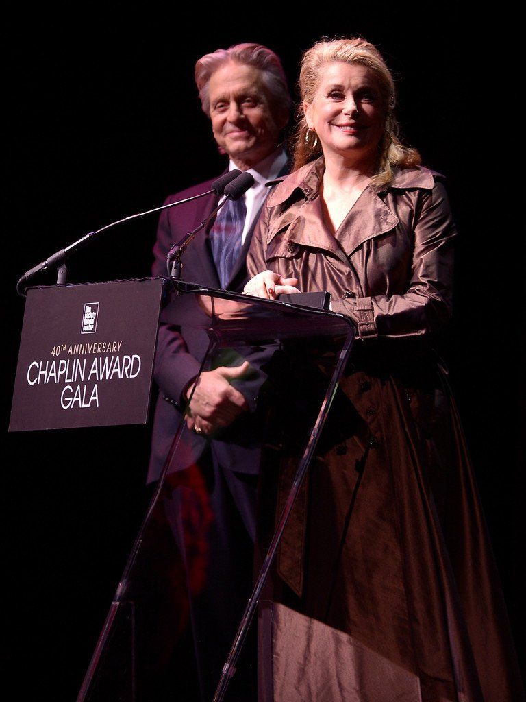 MICHAEL DOUGLAS and CATHERINE DENEUVE