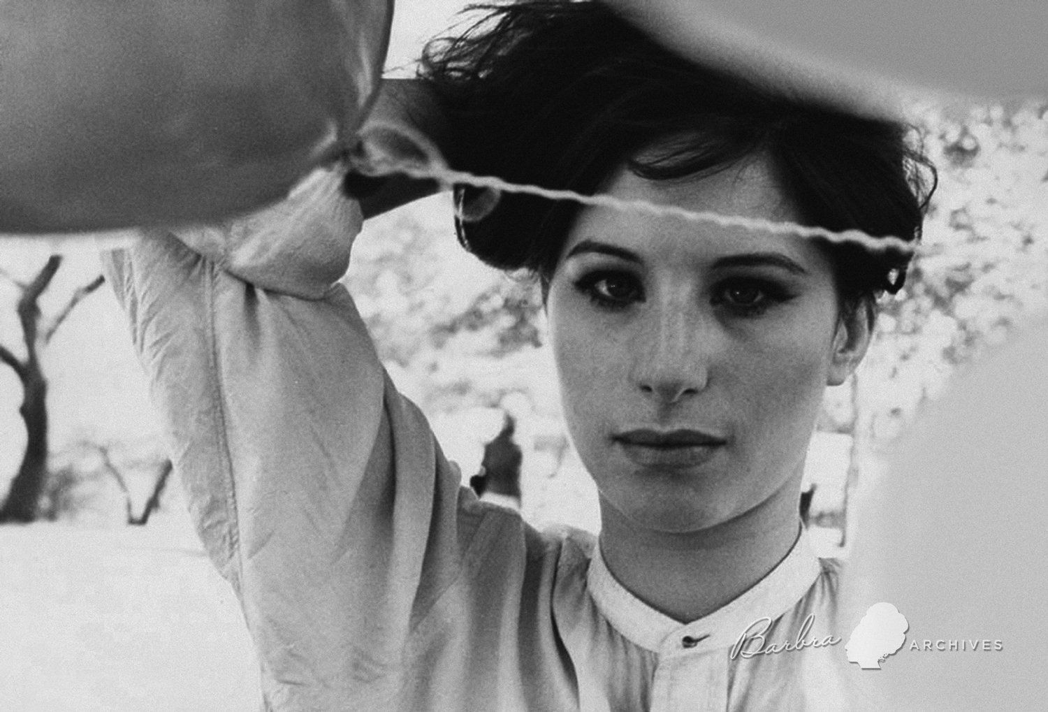 Streisand in Central Park. Photo by Michael Ochs. Streisand in Central Park. Photo by Michael Ochs.