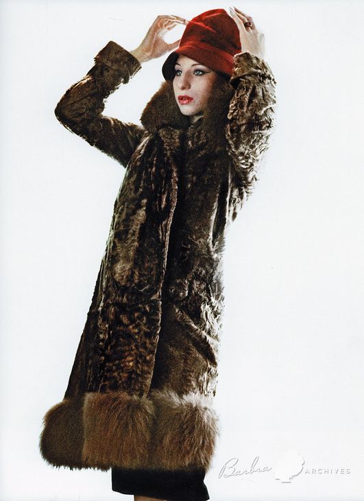 Streisand wears vintage clothes at age 18.