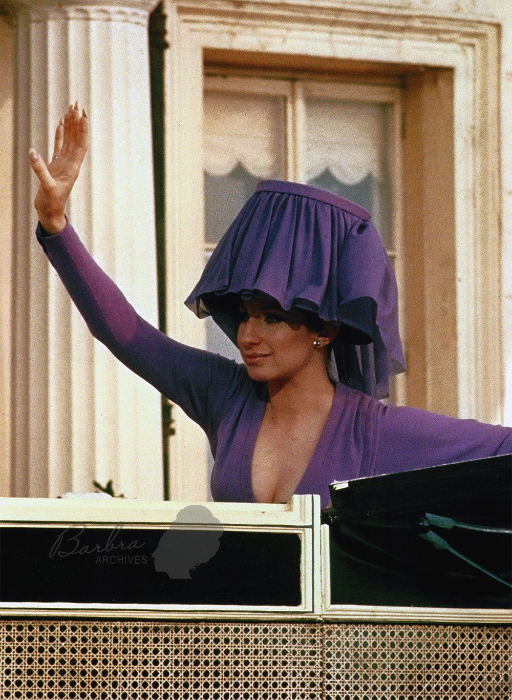 Streisand in cut scene from On A Clear Day.