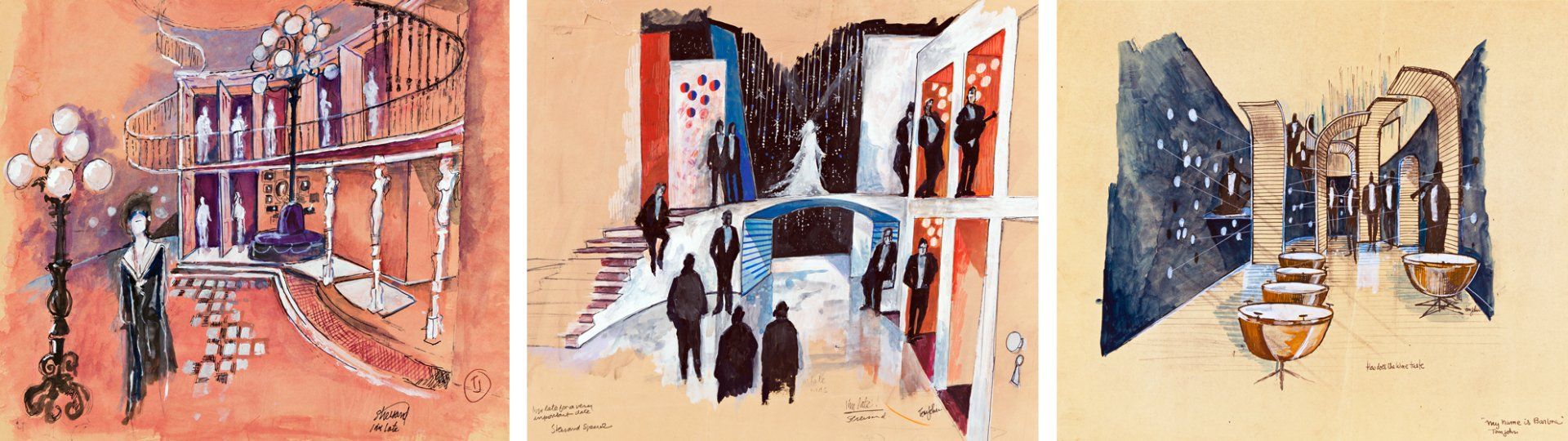 Tom John's surrealist designs for My Name is Barbra.