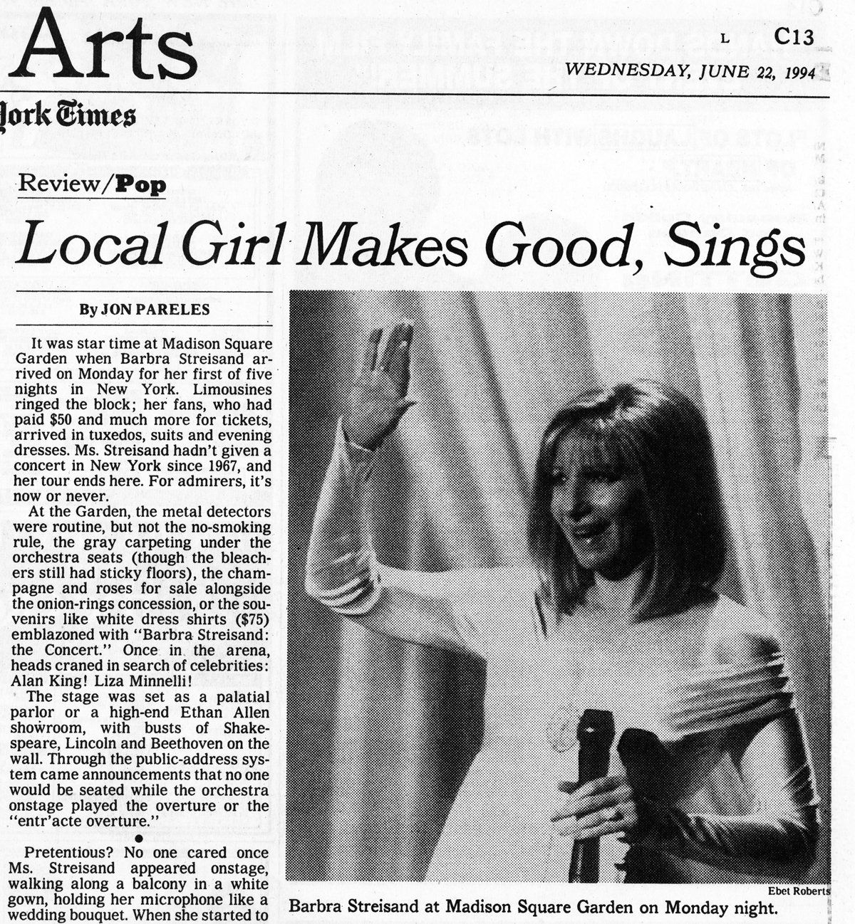 NY Times headline: