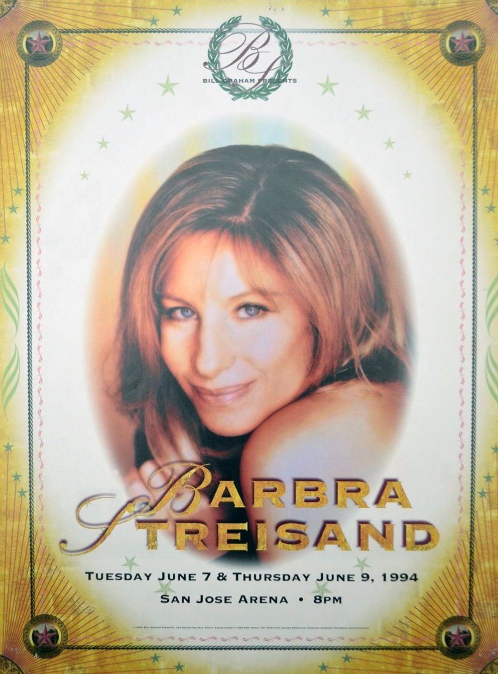 Ad for Streisand's San Jose concerts Ad for Streisand's San Jose concerts