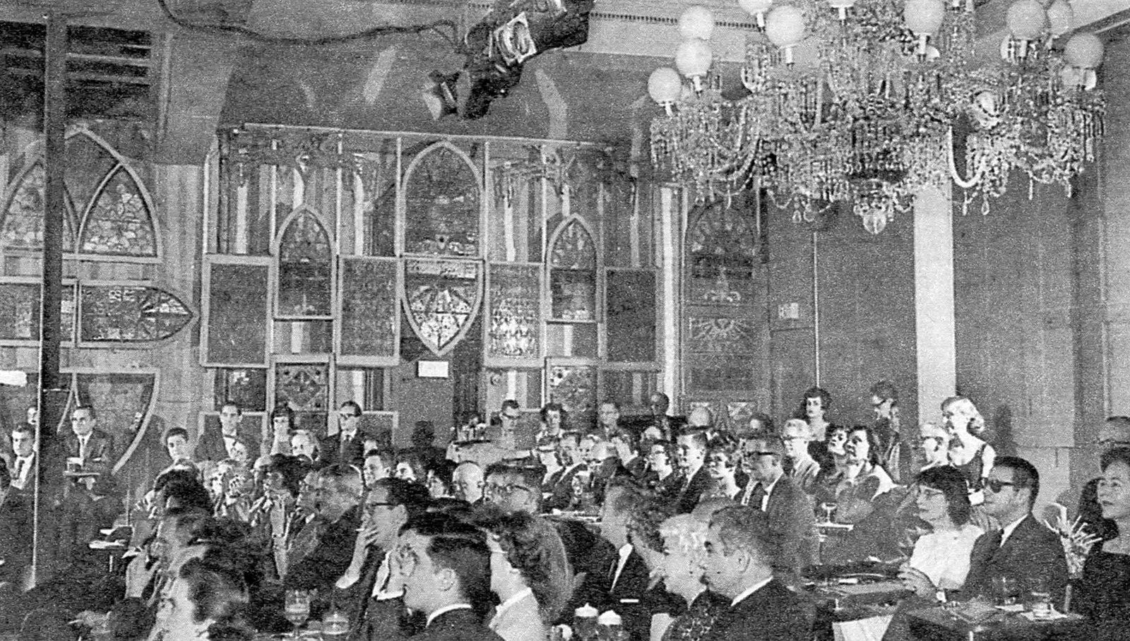 Photo of audience inside the Crystal Palace night club Photo of audience inside the Crystal Palace night club