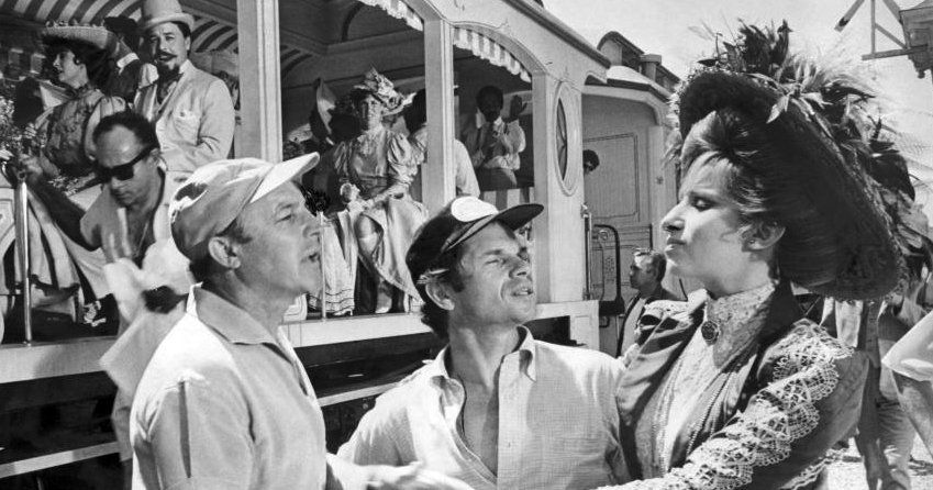 Gene Kelly, Michael Kidd, and Streisand