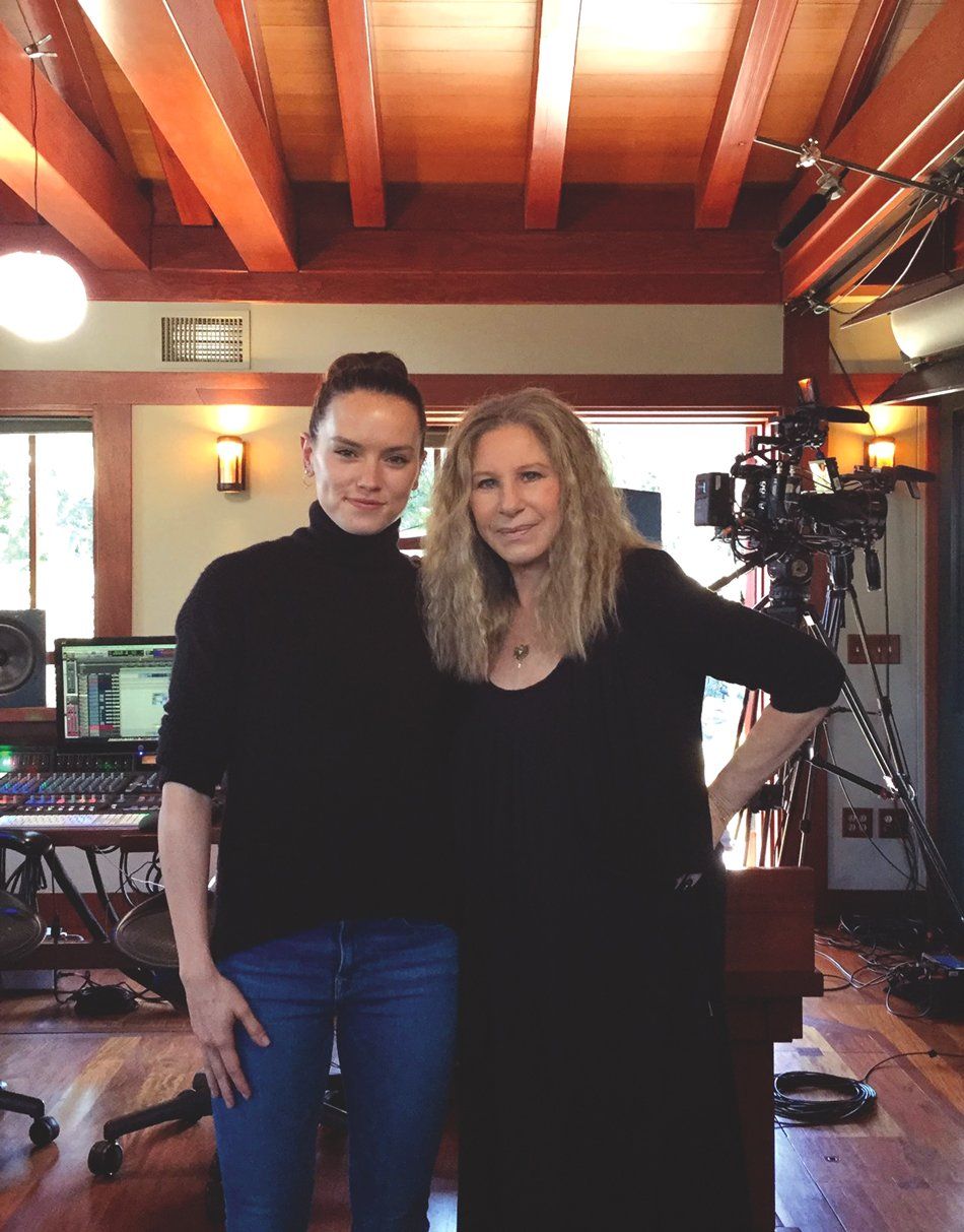 Daisy Ridley and Barbra Streisand